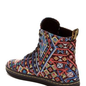 LIKE NEW Doc Marten high top sneakers geometric